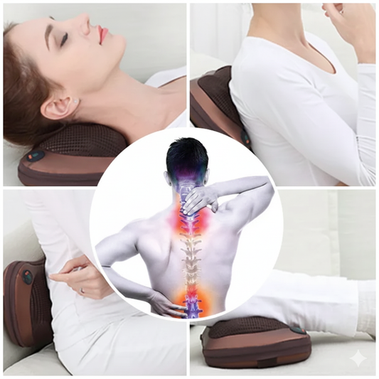 Cojín Masajeador Portátil, con Calor y Vibración / ¡LLEVA LA 2da UNIDAD CON UN 40% DCTO!